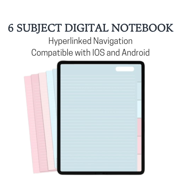 SmartDoc Digital Notebook – Pastel Blue & Pink Edition